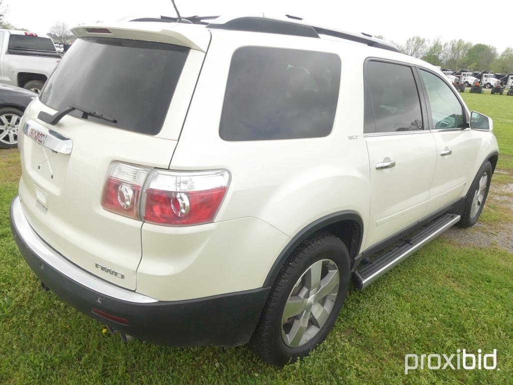 2009 GMC Arcadia, s/n 1GKEV33D29J137248: Odometer Shows 180K mi.