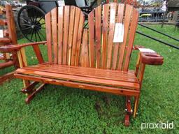 Cedar Bench Glider