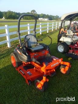 Kubota Z421KWT-60 Zero-turn Mower, s/n 22018: Meter Shows 85 hrs