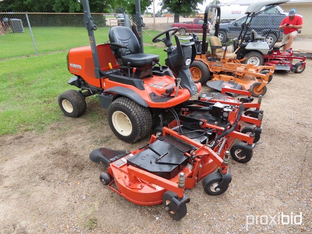 Kubota F3990 4WD Mower, s/n 20170: 100" Deck, Meter Shows 58 hrs