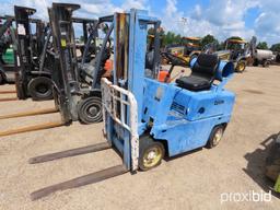 Clark C50040LPG Forklift, s/n 40-290-2520: Propane, 4000 lb. Cap., Meter Sh