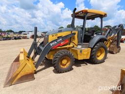 2016 John Deere 310L 4WD Loader Backhoe, s/n 1T0310LXHGF294579: Canopy, Tur