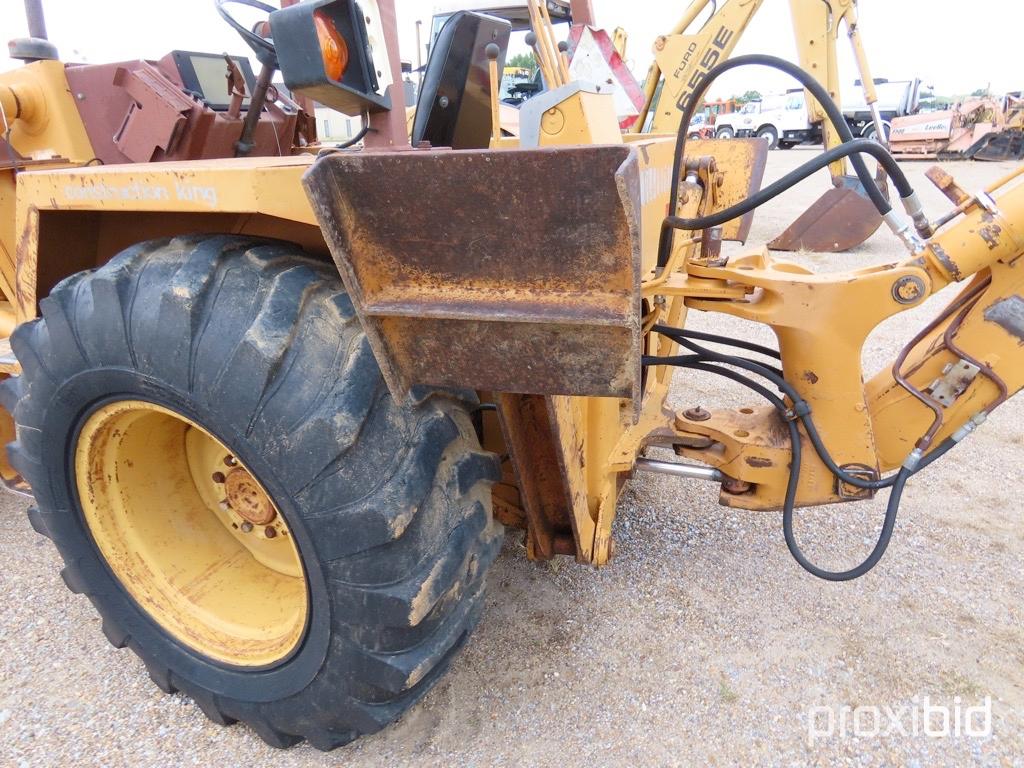 Case 480F Loader Backhoe, s/n JJG0004815: 2wd, Canopy, 3/4-yd Loader, 18" B