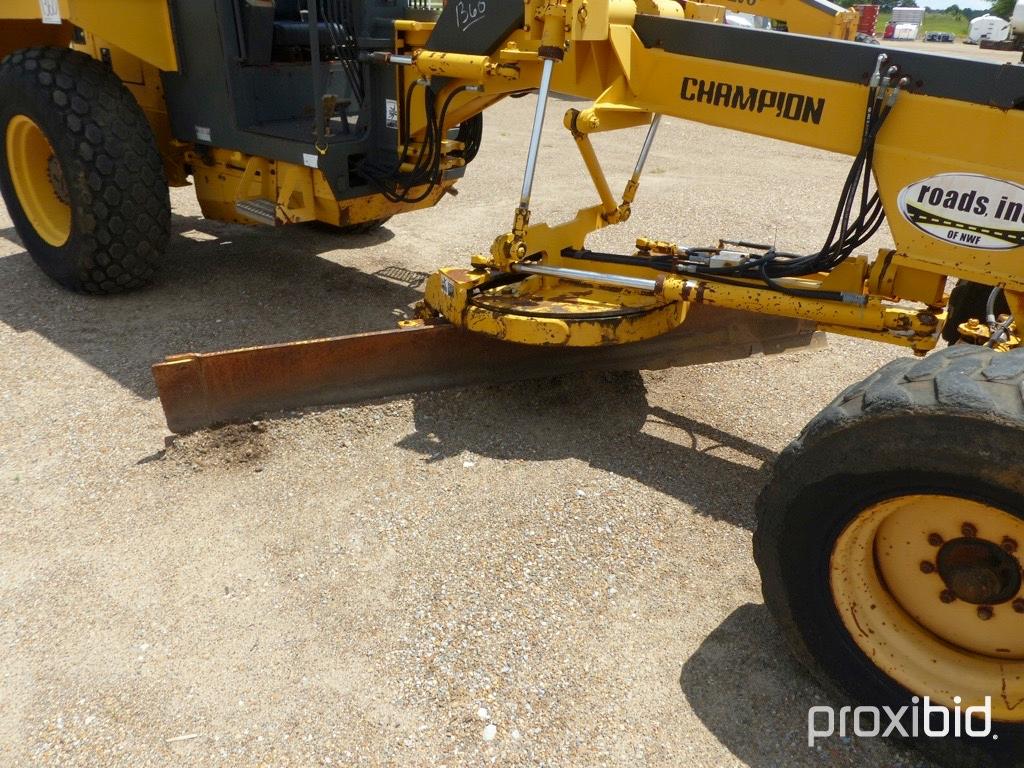 2000 Champion C60A26 Motor Grader, s/n 200862: Front Push Blade w/ Rippers,