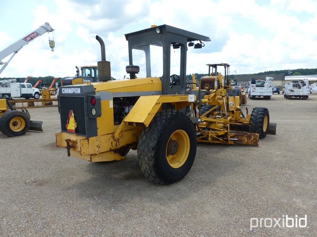 2000 Champion C60A26 Motor Grader, s/n 200907: Front Push Blade w/ Rippers,