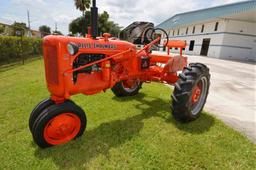 Allis Chalmers "C" Tractor, s/n C72207: Tri Front End, 1949 Year Model