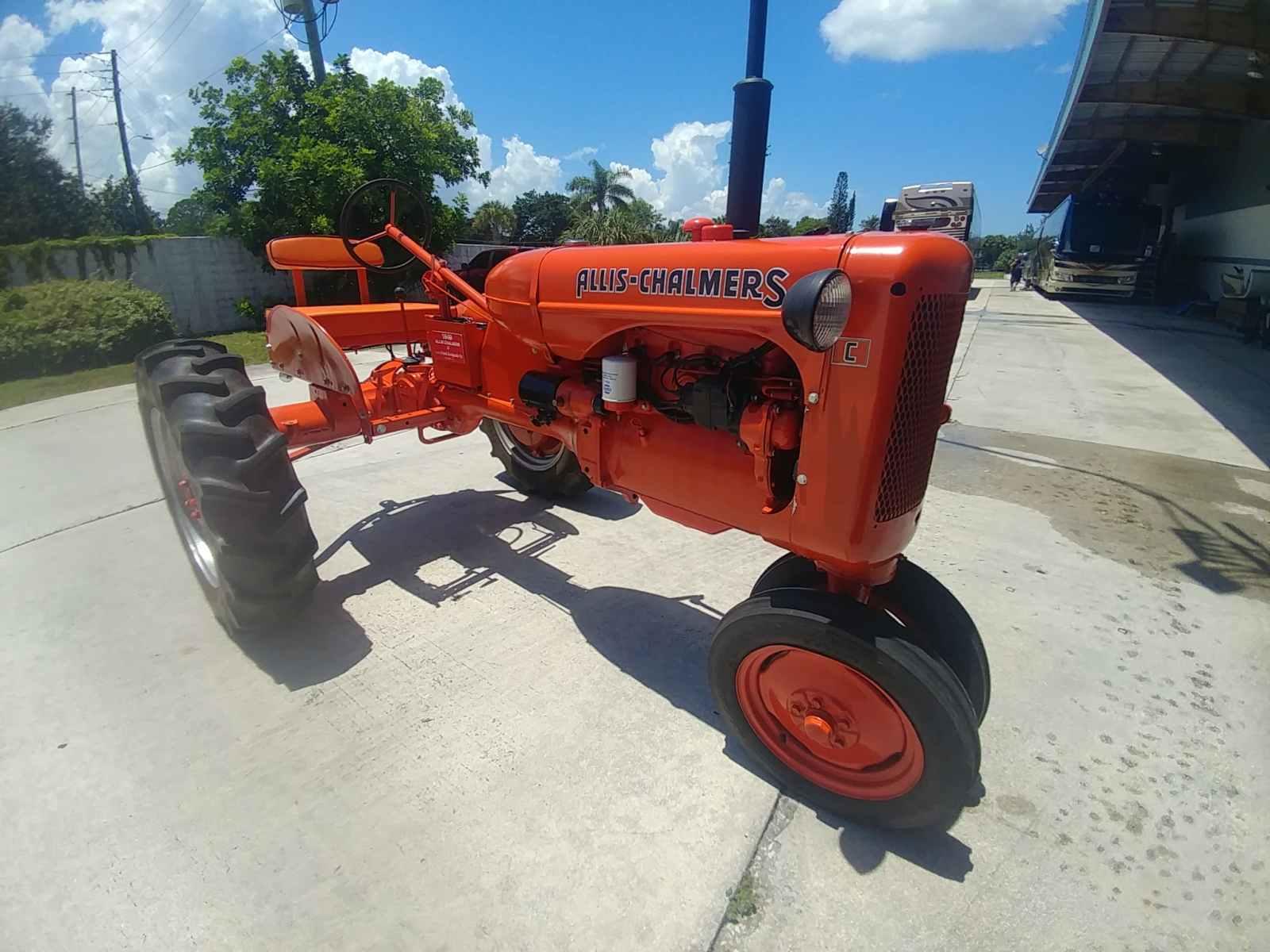 Allis Chalmers "C" Tractor, s/n C72207: Tri Front End, 1949 Year Model