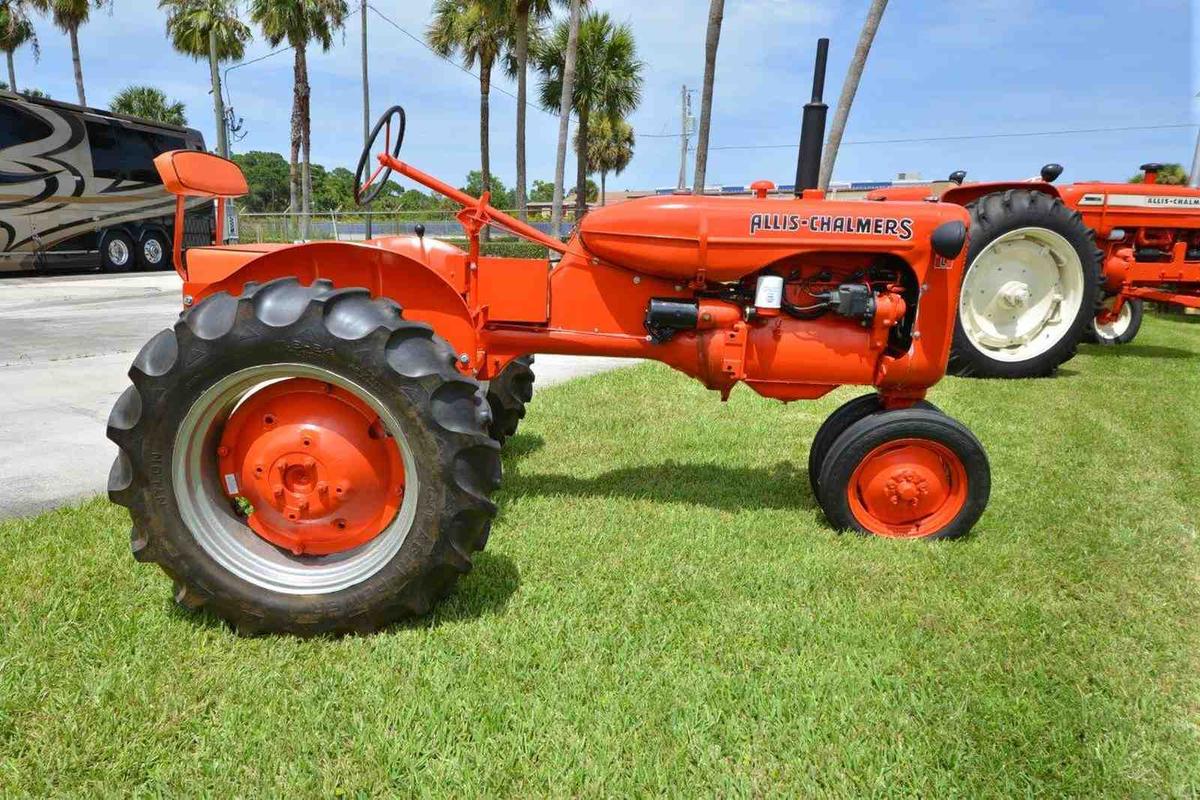 Allis Chalmers "C" Tractor, s/n C72207: Tri Front End, 1949 Year Model