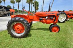 Allis Chalmers "C" Tractor, s/n C72207: Tri Front End, 1949 Year Model