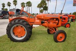 Allis Chalmers "B" Tractor, s/n B49142: Wide Front, Gas, 1940 Year Model