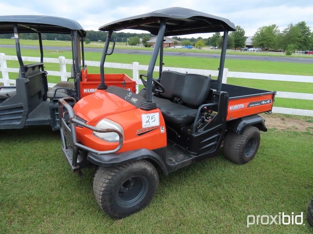 2013 Kubota RTV900 4WD Utility Vehicle, s/n A5KB1FDAPDG0E3560 (No Title - $