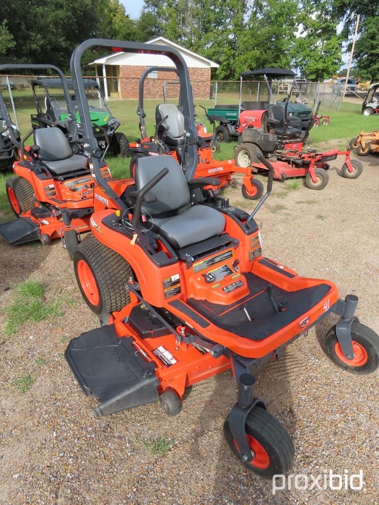 Kubota ZG227A-54 Zero-turn Mower, s/n 55239: Meter Shows 134 hrs