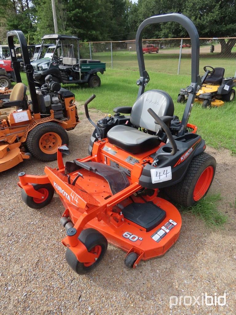 Kubota Z421KWT-60 Zero-turn Mower, s/n 22018: Meter Shows 85 hrs