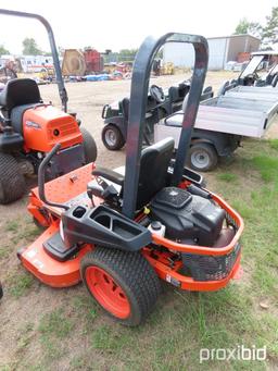 Kubota ZG127S-54 Zero-turn Mower, s/n 11488: Meter Shows 136 hrs