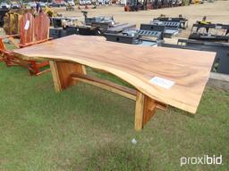 Solid Slab Wood Table