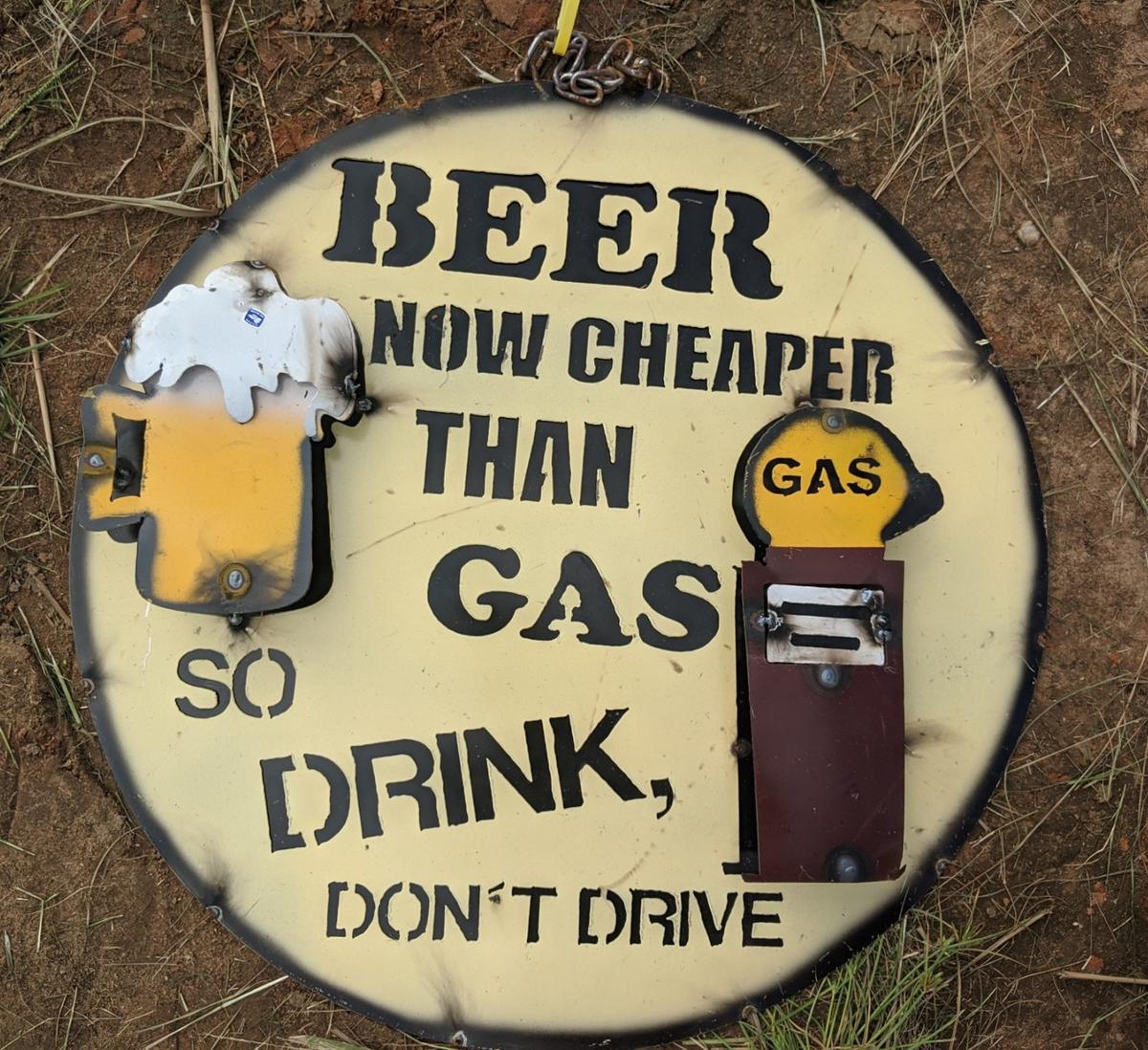 Metal Beer Sign