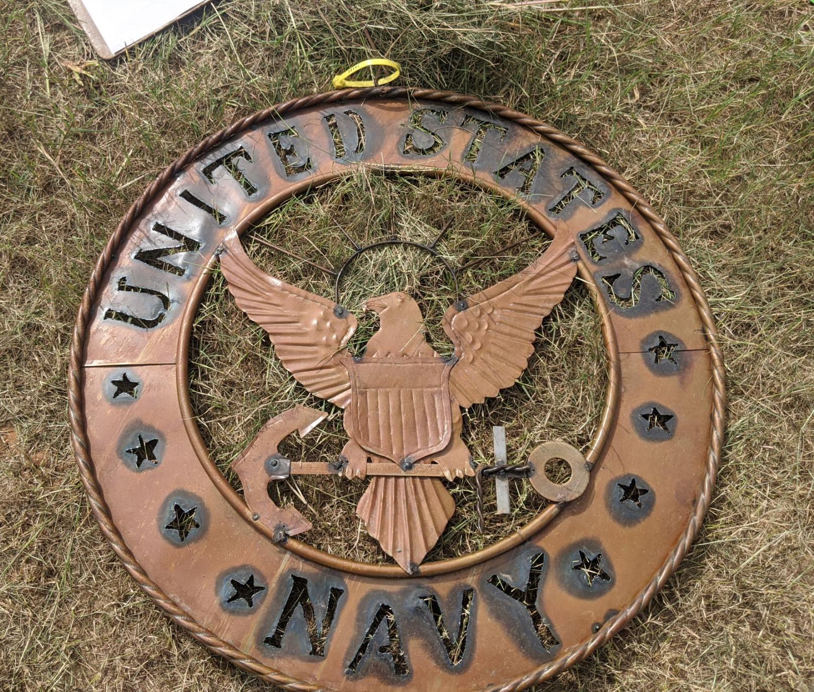 Metal Navy Sign