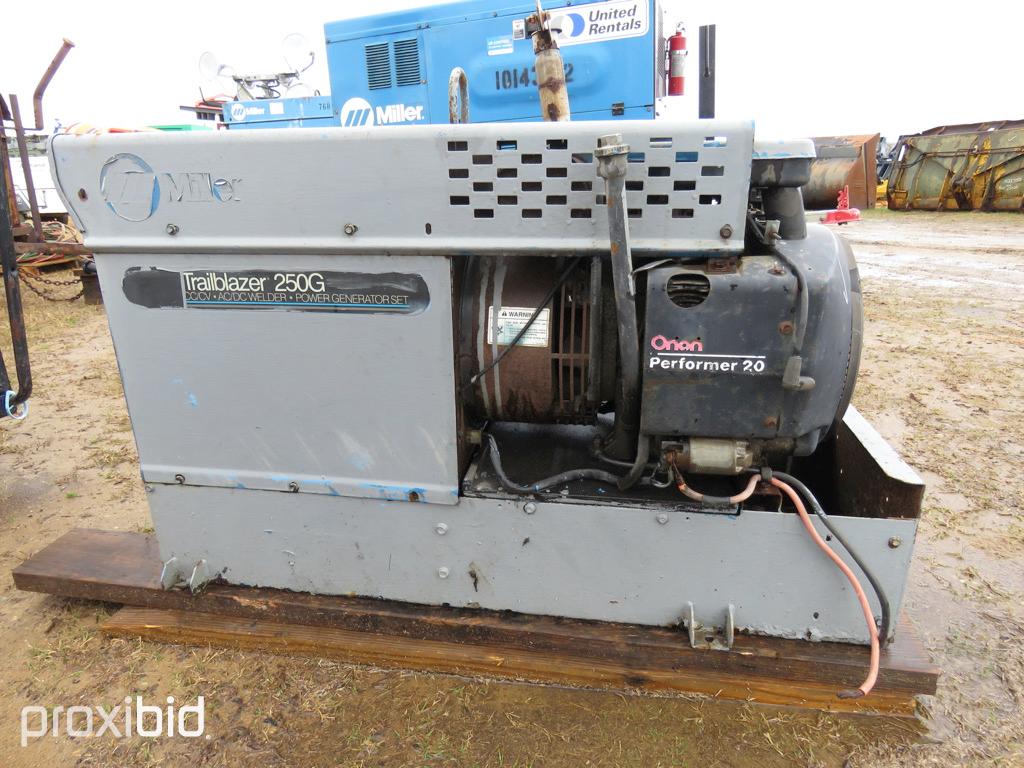 Miller Trailblazer 250G Welder/Generator, s/n KE734991, CC/CV, AC/DC, ID 42