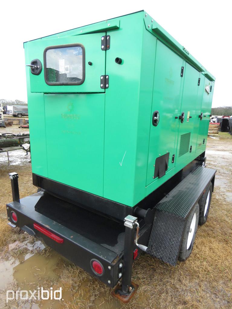 Taylor TGR60 50KW Generator: Portable, PSI V8 Natural Gas/LP Eng., 3-phase,