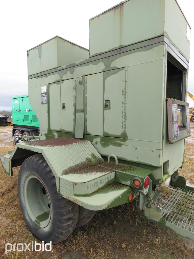 15KW Military Generator, s/n ASK-15-0410: Model MEP-004AAS, Diesel, Trailer