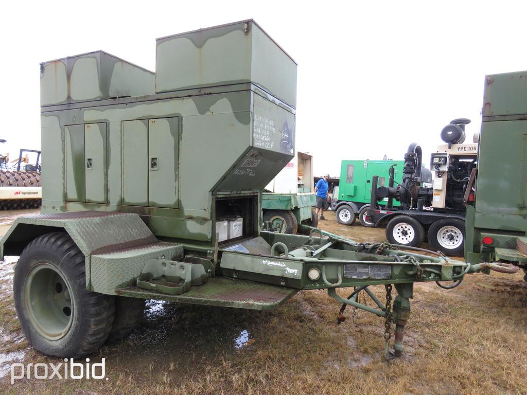 15KW Military Generator, s/n ASK-15-0410: Model MEP-004AAS, Diesel, Trailer