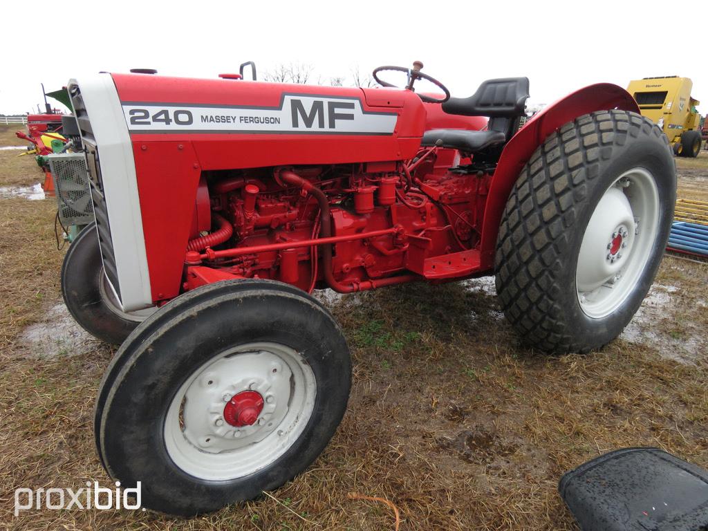 Massey Ferguson 240 Tractor: 2wd, 1193 hrs, ID 42666