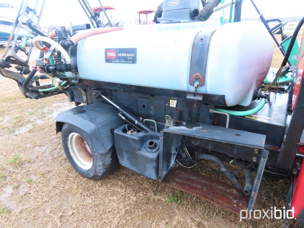 Toro Workman 200 Sprayer Cart, s/n 311000106 (No Title): 200-gal Tank, ID 4