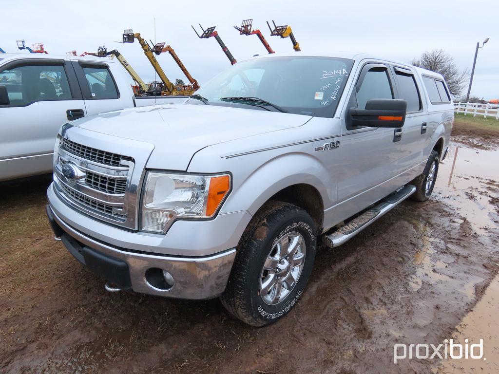 2013 Ford F150 XLT Pickup, s/n 1FTFW1EF3DFB63935: Covered Bed, 284K mi., ID