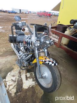 2002 Harley Davidson Fatboy Motorcycle, s/n 1HD1BHY102Y079272: 23K mi., ID