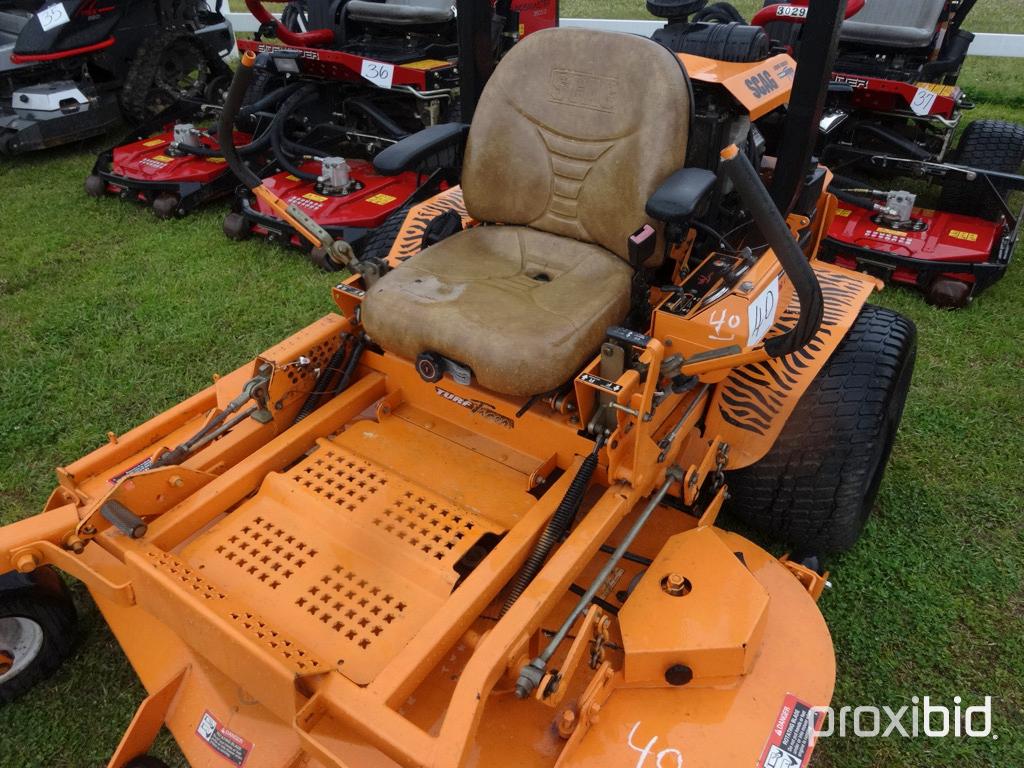 Scag Turf Tiger Zero-turn Mower, s/n E8900880: 60" Deck, Liquid Cooled Eng.