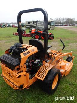 Scag Turf Tiger Zero-turn Mower, s/n E8900880: 60" Deck, Liquid Cooled Eng.