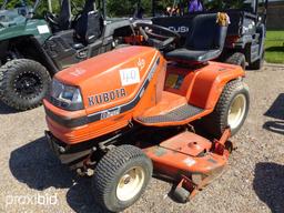 Kubota G1900 Riding Mower, s/n 11004: 54" Deck, Diesel, Meter Shows 1561 hr