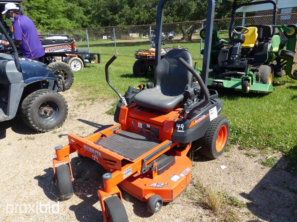 Kubota Z122R Zero-turn Mower, s/n 17223: 144 hrs