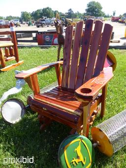 Amish-built Cedar Glider Rocker