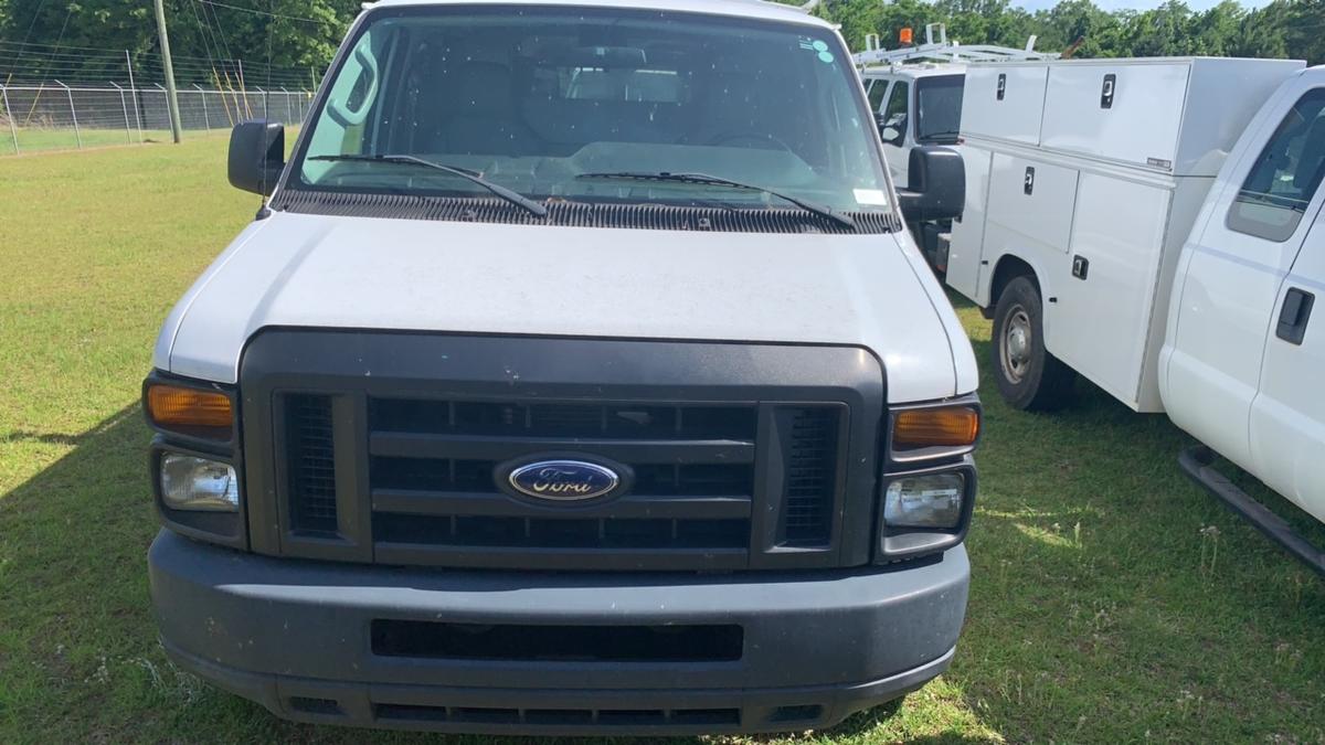 2012 FORD E-350 CARGO VAN, WHITE, SHOWING 164251 MILES,  VIN - 1FTSS3EL5CDB