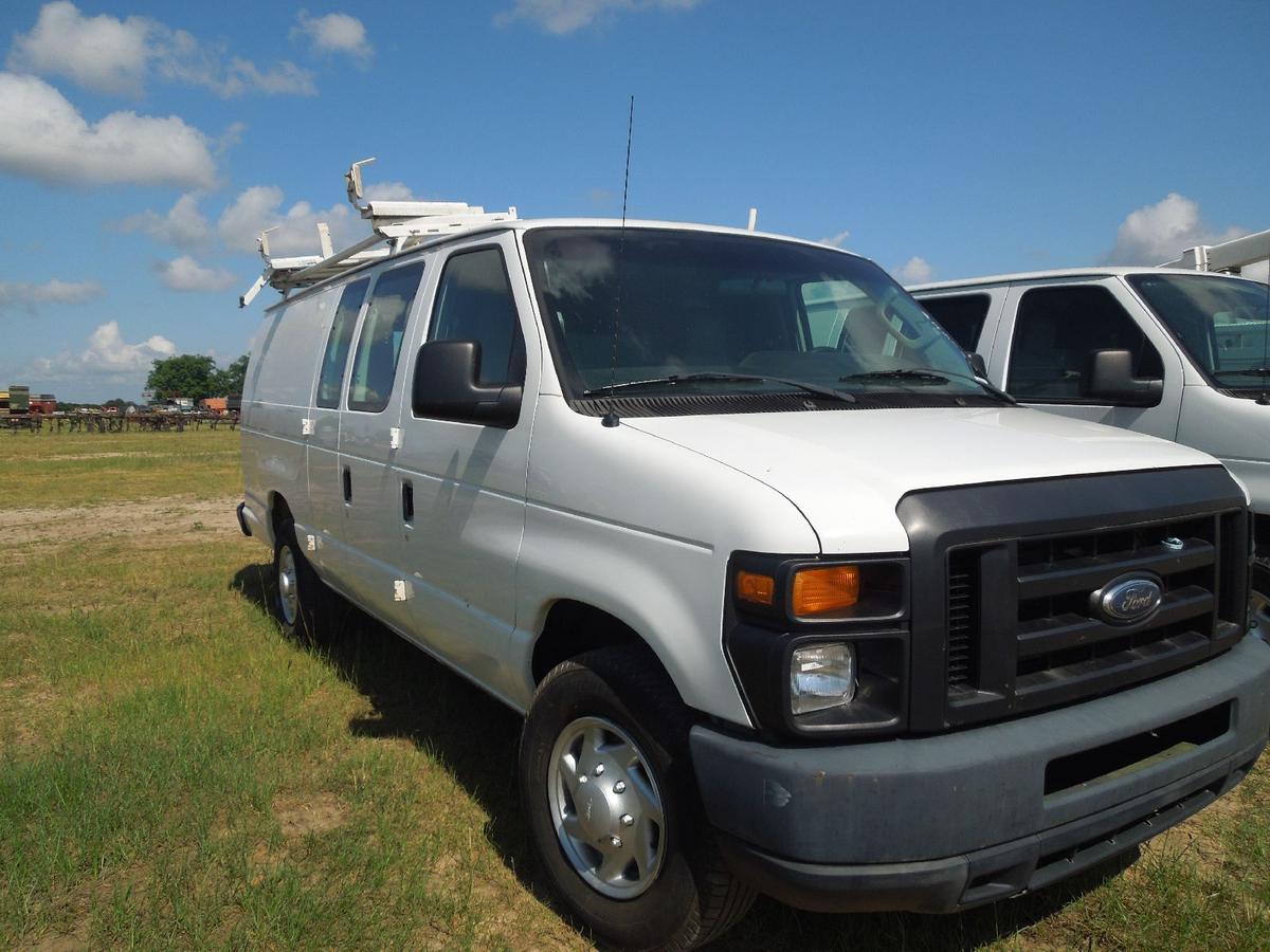 2012 FORD E350 VAN WHITE MILES AS SHOWN 147258 VIN 1FTSS3EL0CDB07957