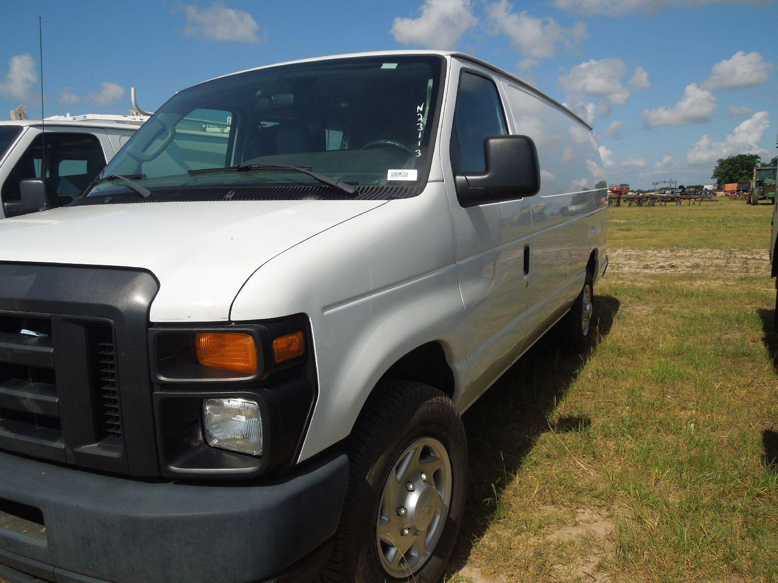 2012 FORD E350, 8 CYL, GAS, WHITE, CARGO VAN, VIN - 1FTSS3EL4CDB06181