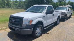 2013 FORD F150 WHITE MILES AS SHOWN 91323 VIN 1FTMF1CM6DFC05944