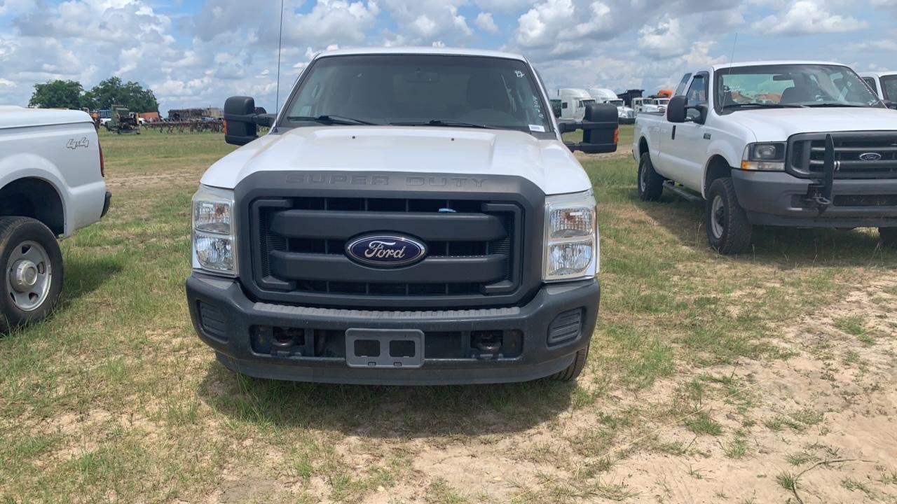 2012 FORD F250 TRUCK WHITE VIN 1FT7X2A61CEB54667