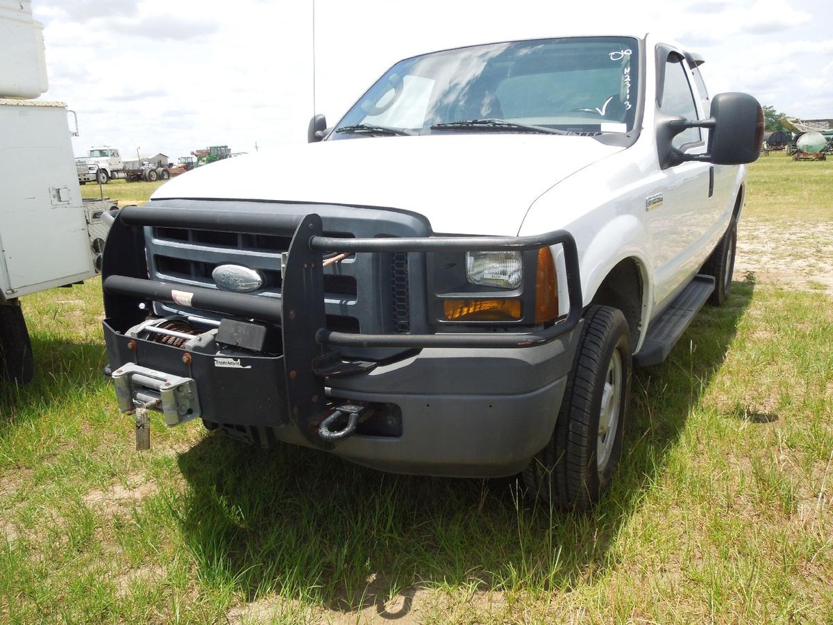 2006 FORD F250 TRUCK VIN 1FTSX21577EA72594