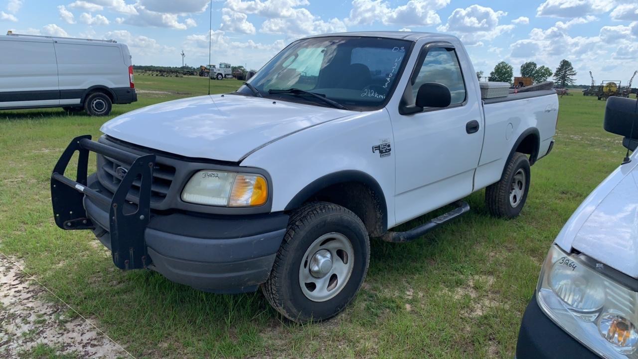 2003 FORD F150 REGULAR CAB, FWD, WHITE, 212,896mi.  s/n 1FTRF18LX3NB12127