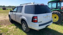 2009 FORD EXPLORER SUV, WHITE, 268,721mi. s/n 1FMEU63E39UA32673   (OWNED BY