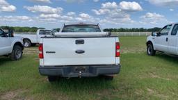 2008 FORD F150 EXTENDED CAB PICK UP, WHITE, MFWD, INOPERABLE,  s/n 1FTRX14W