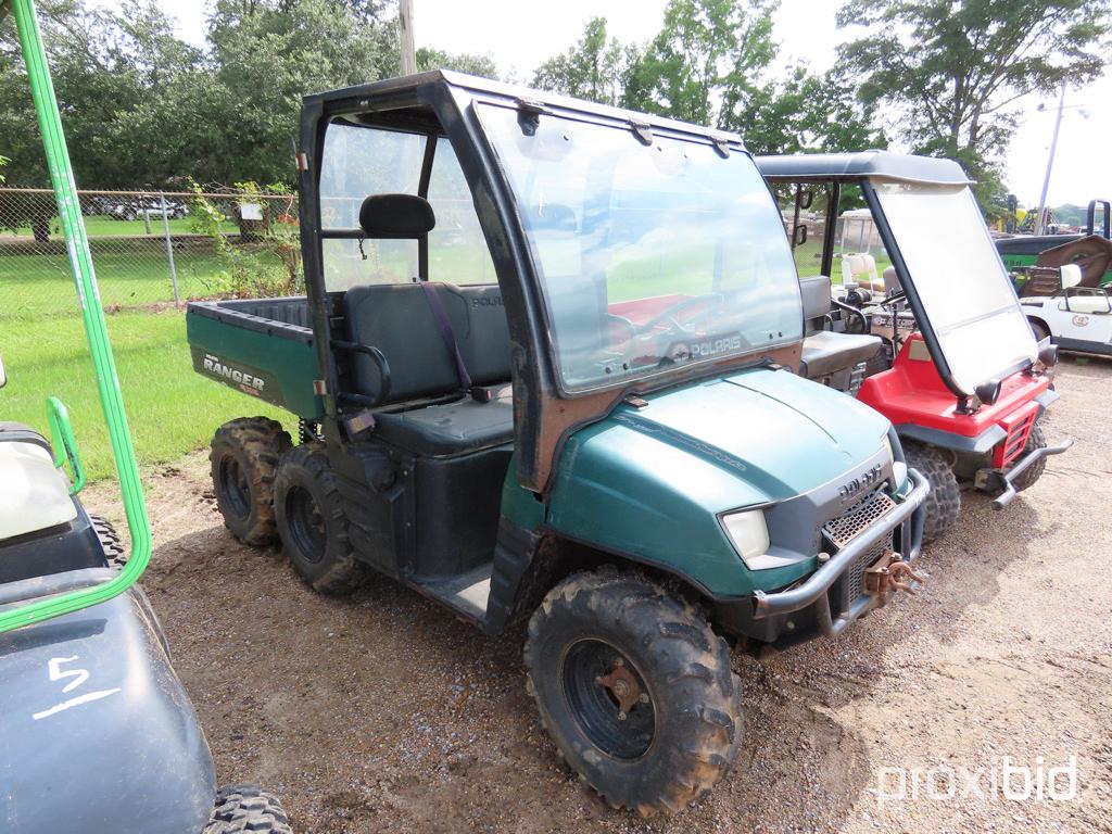 2008 Polaris Ranger 6x6 Utility Vehicle, s/n 4XARF68A884723211 (No Title -