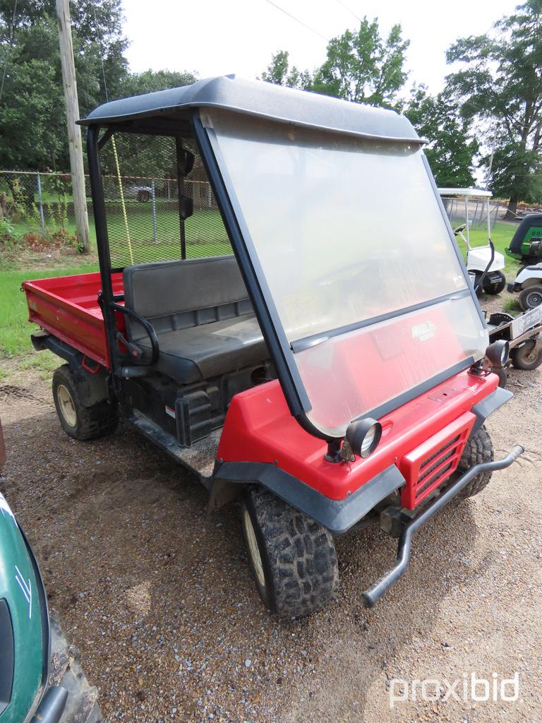 2001 Kawasaki Mule 2510 4WD Utility Vehicle, s/n JK1AFCAP618508888 (No Titl