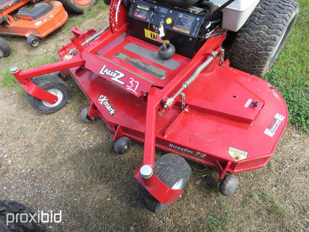 ExMark Lazer Z Zero-turn Mower, s/n 347145: 72" Ultra Cut, Kohler 26hp EFI