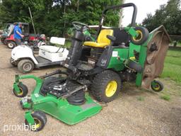 John Deere 1600 Wide Area Mower, s/n T01600T070365: 7-blade, Meter Shows 31