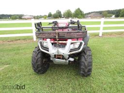 2008 Honda 500 4WD ATV (No Title - $50 MS Trauma Care Fee Charged to Buyer)