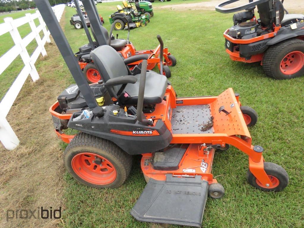 Kubota Z121SKH-48 Zero-turn Mower, s/n 18551: Meter Shows 156 hrs