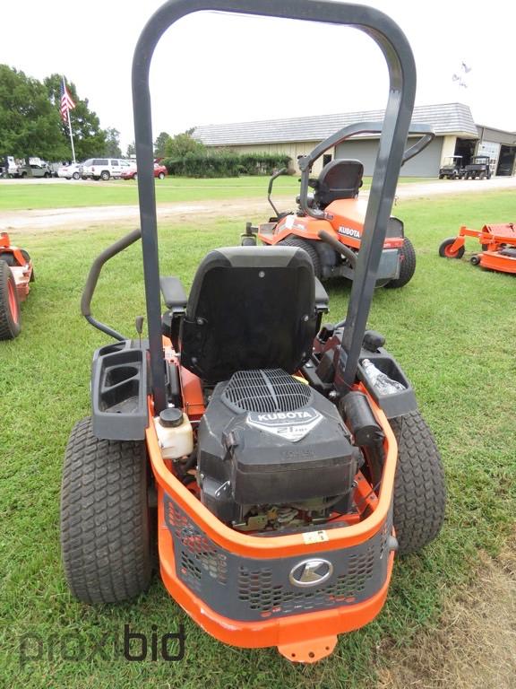 Kubota Z121SKH-48 Zero-turn Mower, s/n 18551: Meter Shows 156 hrs